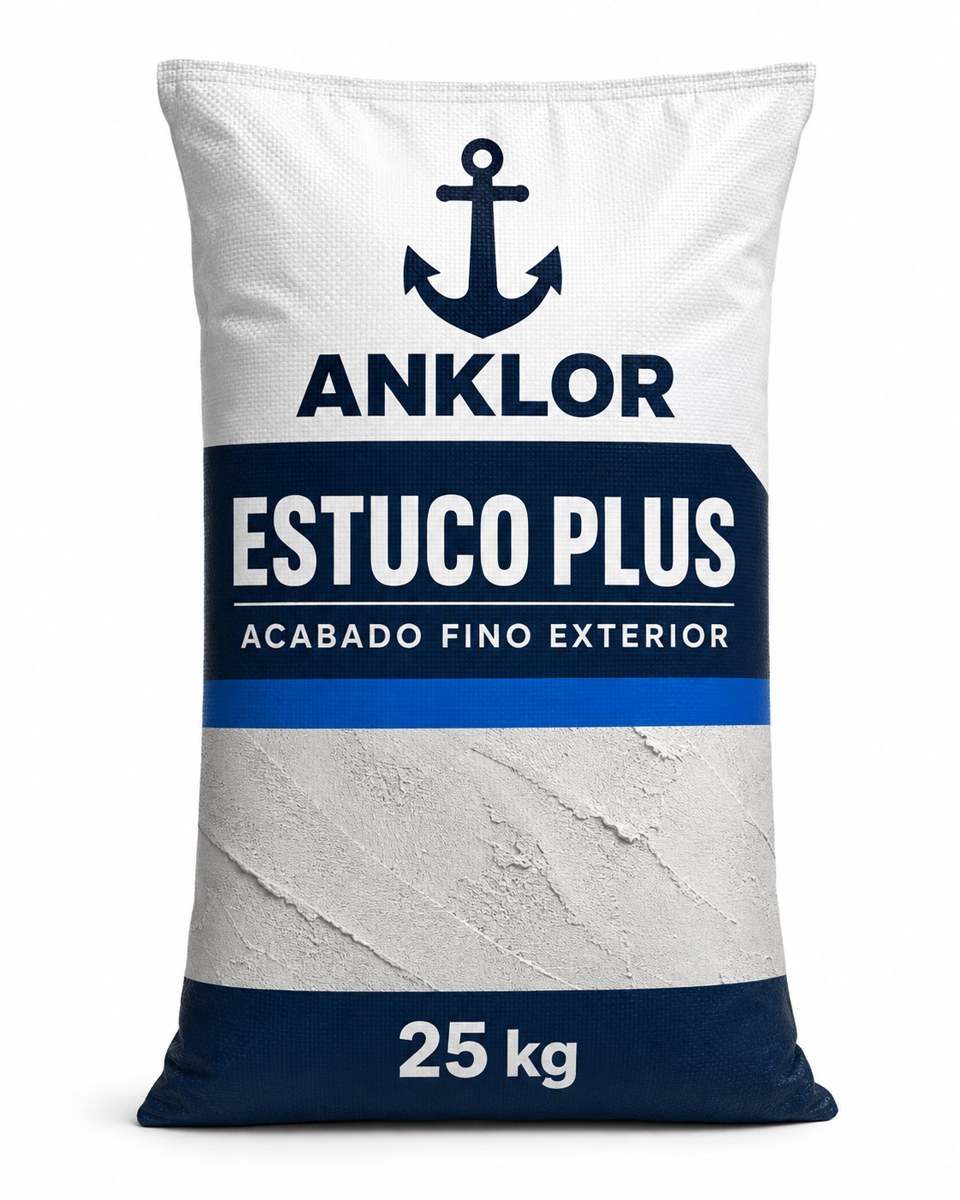 Empaque preliminar de Estuco Plus Acabado Fino Blanco