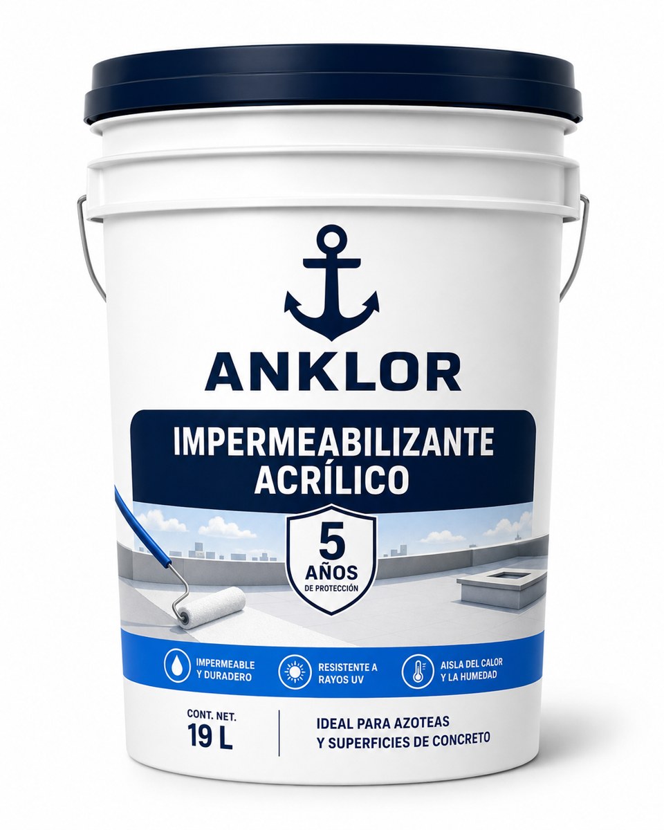 Empaque preliminar de IMPERMEABILIZANTE ACRILICO 5 A&Ntilde;OS BLANCO